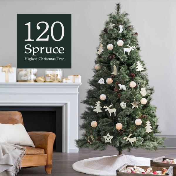 クリスマスツリー 120cm おしゃれ 北欧 高級 オーナメントセット ヌードツリー スリム Spr...