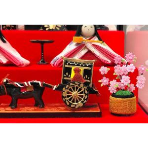 雛人形 ひな人形 コンパクト ちりめん 5人 ...の詳細画像5