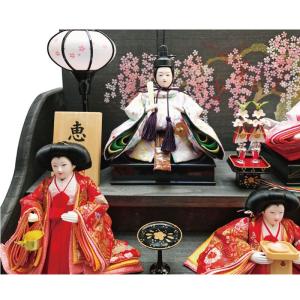 雛人形 ひな人形 焼桐三段飾りの詳細画像4