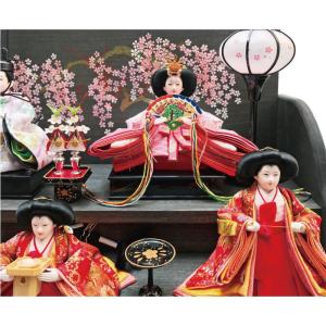 雛人形 ひな人形 焼桐三段飾りの詳細画像5