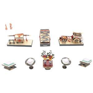 アウトレット品 雛人形用 雛道具 道具類 40号 お道具六品セット 本金