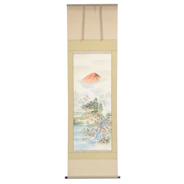 アウトレット品 掛軸縁起画 尺五 十金図 (筆者：芦田) 22a-ya-2375