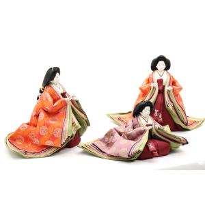 アウトレット品 雛人形 官女単品 有職 京七寸...の詳細画像2