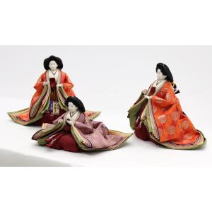 アウトレット品 雛人形 官女単品 有職 京七寸...の詳細画像3
