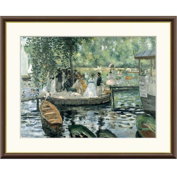 額絵 ルノワール ラ・グルヌイエール f8・f6・f4サイズ 世界の名画シリーズ gk-a5-j10...