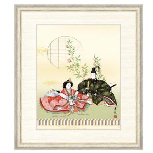 日本画 西尾香悦 段雛 F8 [g4-bd027-F8]（代引き不可）