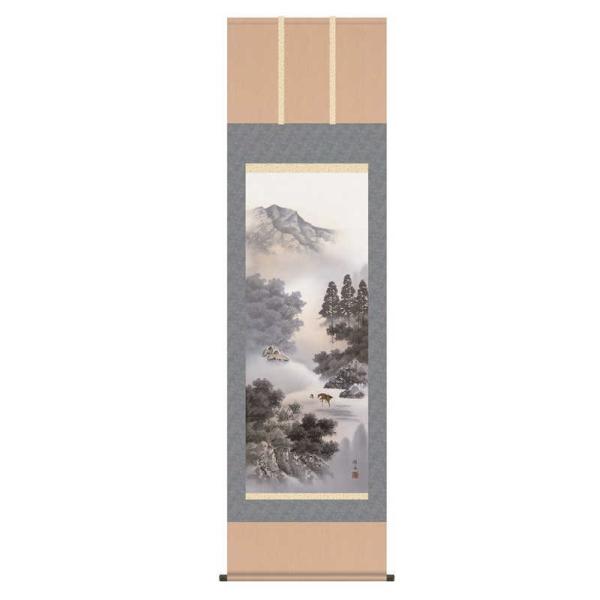 掛軸 閑雅悠景 尺五  H30B2-027  代引き不可