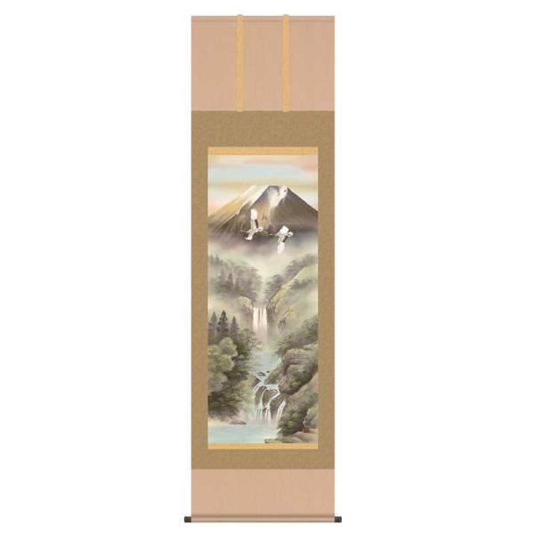 掛軸 富峰玉簾 尺五  H30B3-026  代引き不可