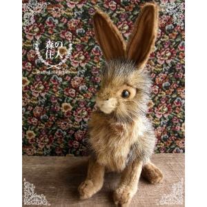 HANSA BH4672 ユキウサギ ゆきうさぎ 雪兎 ぬいぐるみ リアル : Dear