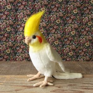 HANSA 6457 オカメインコ ルチノー 18 ぬいぐるみ COCKATIEL : HONDA
