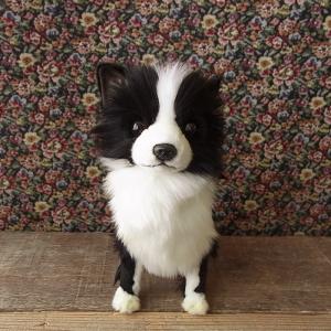 パピヨン ぬいぐるみ 犬　ハンサ 楽天市場】ハンサ【HANSA】リアルぬいぐるみパピヨン53cm 犬 いぬ