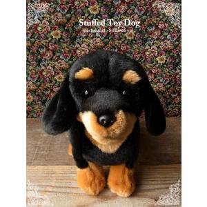 ブラックダックスぬいぐるみ ぬいぐるみ ダックスフンドブラック（2L