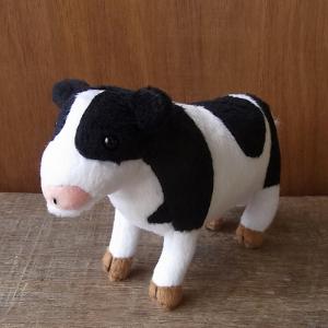 牛 ぬいぐるみ ホルスタイン 麦わら帽子 セット キュート販売 CUTE