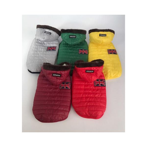 ジジ・ ルシアン ZIZILECHI ユニオンジャック ダウン風ベスト2タイプ(フードあり/なし)秋...