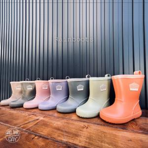 MAKE YOUR DAY 無地 レインシューズ　長靴 キッズ