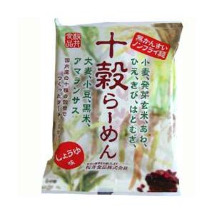 十穀らーめん　 しょうゆ味　（ノンフライ麺）　桜井食品　｜ninjin