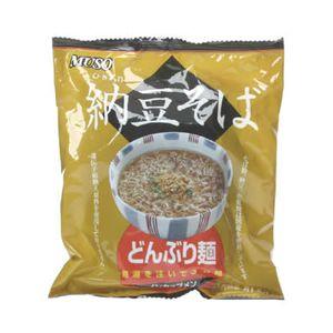 ノンカップ麺　どんぶり麺（納豆そば）　4食トーエー｜ninjin