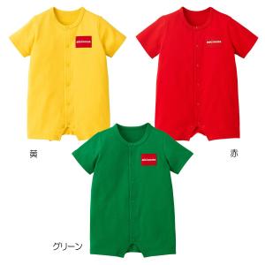 mikihouse【ミキハウス】ショートオール 子供服 ギフト プレゼント70cm赤7150｜ninnananna