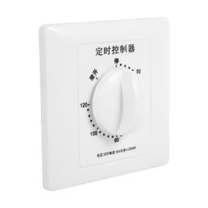 カウントダウンタイマースイッチ、30/60/120 分 AC 220V 最小ハイパワーポンプ電子機械式カウントダウン制御タイマーソケットタイムスイッチ