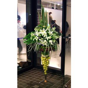 御祝　開店祝い　人気ランキング　おまかせ！スタンド　カサブランカ　スタンド花　人気ランキング