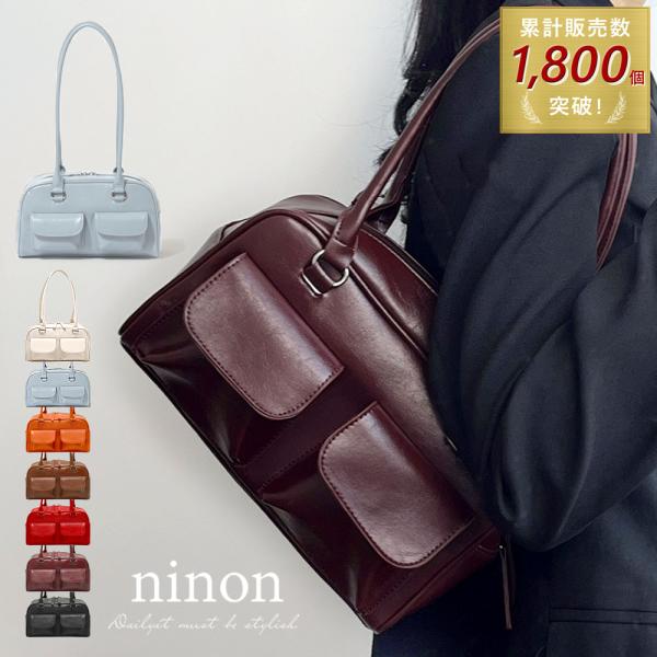 ボストンバッグ レディース 軽量 旅行 ミニ ハンドバッグ 韓国ファッション フラップ ダブルポケッ...