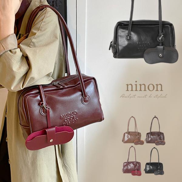 ボストンバッグ レディース 旅行 小さめ ハンドバッグ ミニ 横長 アイウェアケース付 付き バッグ...