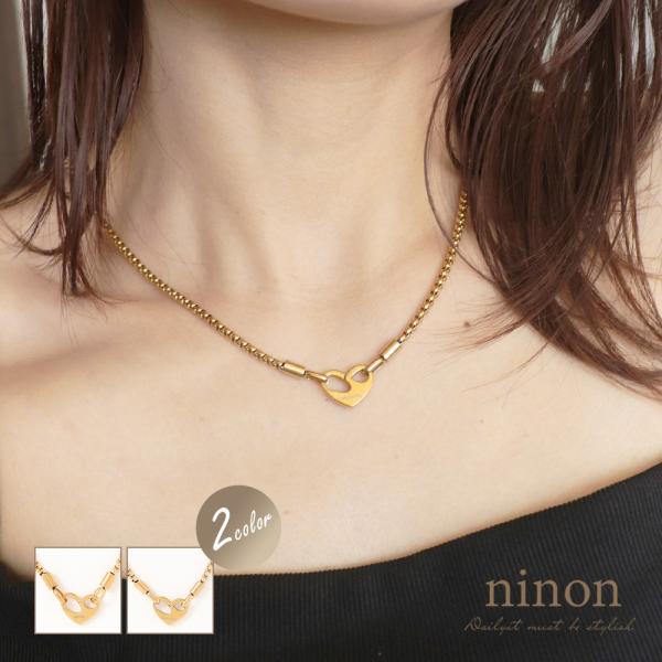 ネックレス レディース ゴールド トップ アレルギー対応 アクセサリー カジュアル おしゃれ 金属ア...