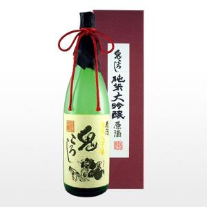 日本酒 飛騨自慢鬼ころし純米大吟醸原酒 1.8L :oita-onikoro-010:人形