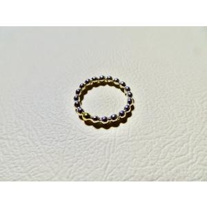 仁尾彫金『プラチナ釈迦玉ピンキーリング』pt900ハンドメイド : 仁尾