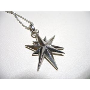 仁尾彫金『文字彫りフラットシルバークロス』ハンドメイド427b : 仁尾