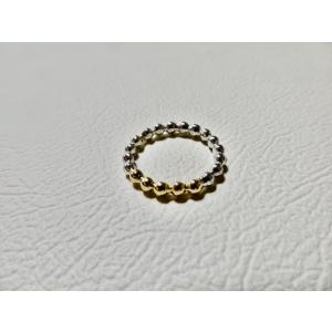 仁尾彫金『k18十字星、幅7mm、平打リング』ハンドメイド291 : 仁尾