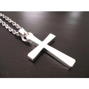 仁尾彫金『ビッグ、ゴールドブロッククロス』ハンドメイド250 : 仁尾