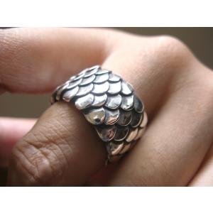 仁尾彫金『幅5mm、平打リング、槌目』ハンドメイド585b : 仁尾彫金