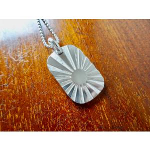 仁尾彫金『一つ星ダイヤプレート2.6mm』ハンドメイド129b