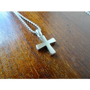 仁尾彫金『プラチナ、十字クロス』ハンドメイド331 : epn331p : 仁尾  