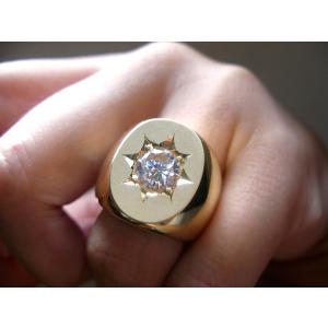 仁尾彫金『一つ星ダイヤ、幅3mm厚み３ミリ、プラチナ平打リング』395b 仁尾彫金『一つ星ダイヤ、幅3mm厚み3ミリ、プラチナ平打リング