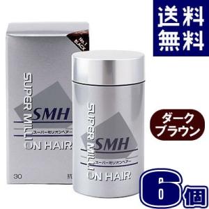 スーパーミリオンヘアー 30g ダークブラウン (×6本セット）ルアン 正規品｜niono.