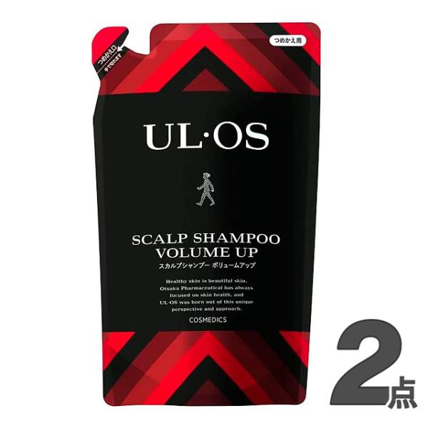 ウルオス スカルプシャンプー ボリュームアップ 詰め替え用 420ml (×2個セット）UL・OS ...