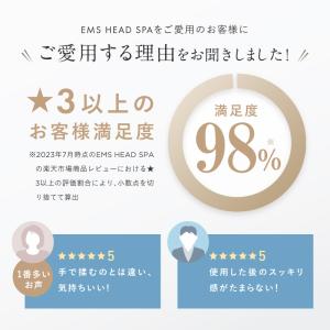 ヘッドスパ 頭皮マッサージ EMSヘッドマッサ...の詳細画像4