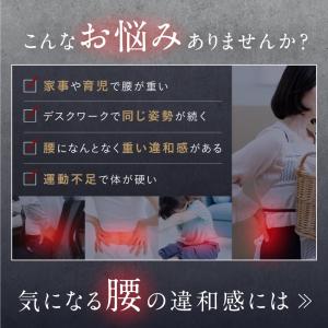 腰サポーター ベルト 電動 腰ケア 温熱 振動...の詳細画像5