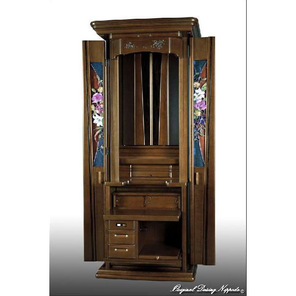 創価学会仏壇　フォレスト　ブーケ　ステンドグラス　ナラ　仏具　付属品付