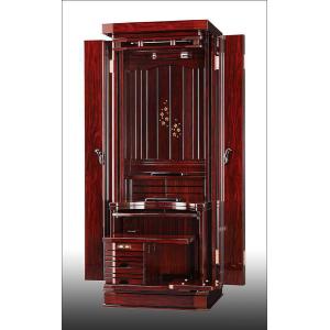 創価学会仏壇　遥　紫檀　金茶桜蒔絵　仏具　付属品　LED照明付