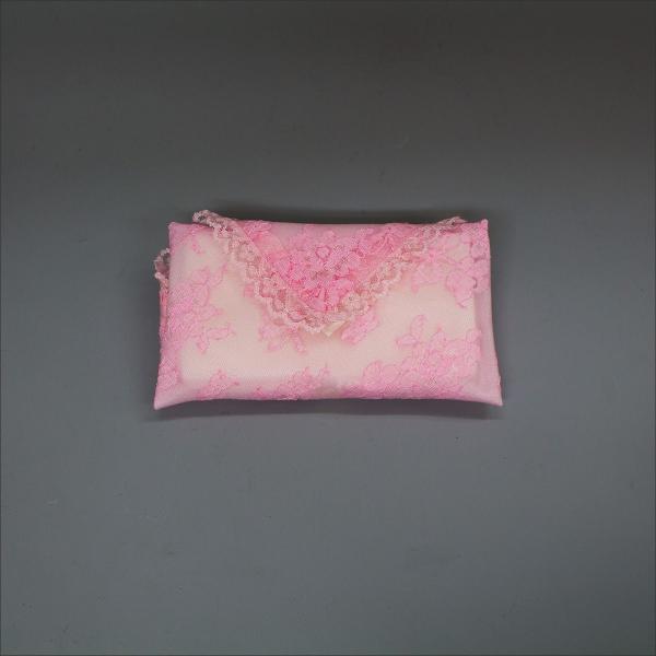 創価学会　念珠入/念珠ケース 優しいピンク色のお洒落な念珠入れ