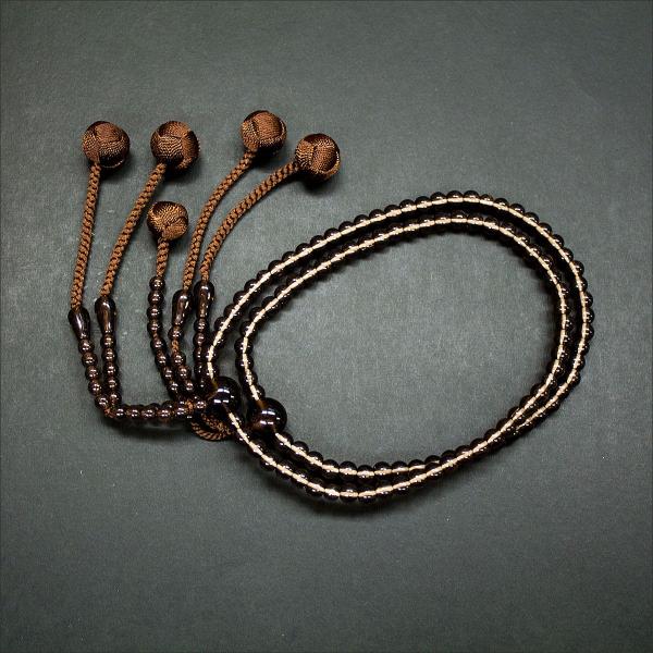 創価学会　PC御念珠男性用　クールブラウン　尺