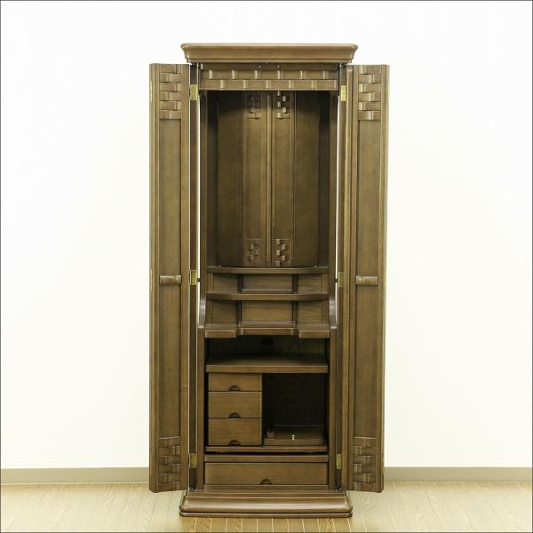 創価学会仏壇　サーフ　タモ無垢材　仏具　付属品　LED照明付