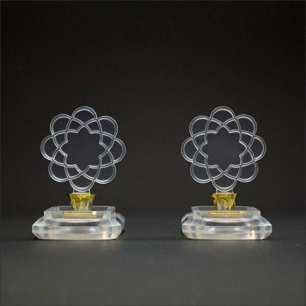 創価学会仏具　組み立て式　八葉徳利　ルシードクリア