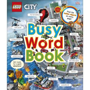 LEGO CITY BUSY WORD BOOK　レゴ（英語版）　ハードカバー版　ギフト　プレゼント｜nippanips
