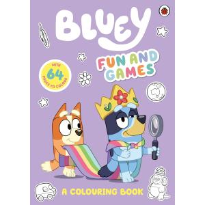 BLUEY:FUN AND GAMES COLOURING BOOK【予約注文商品】【注文後約１ヵ月程度で発送】ブルーイ　ぬりえ　4 〜 7 歳　ペーパーバック【言語：英語】