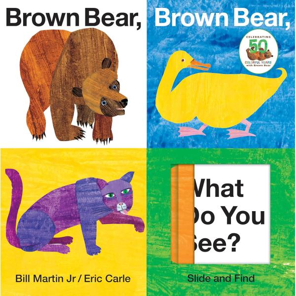 SLIDE AND FIND:BROWN BEAR,BROWN BEAR（英語絵本）スライドしかけ絵...