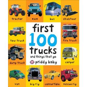 FIRST 100 TRUCKS　くるま100個の英単語（英語絵本）ボードブック（幼児用）はじめて英...
